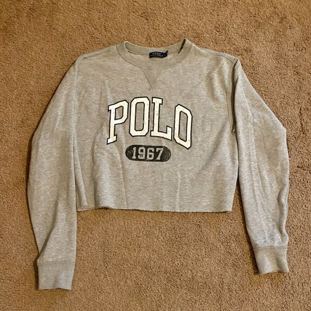 Women's Polo Ralph Lauren Cropped Sweatshirt XS